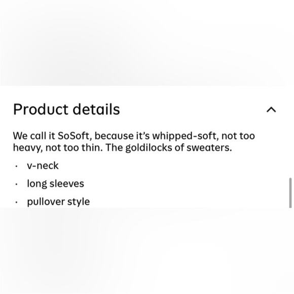 Old Navy Creme SoSoft Loose V Neck
Sweater - Picture 8 of 14